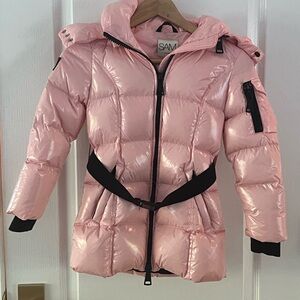 SAM. Kids Pink Puffer Jacket